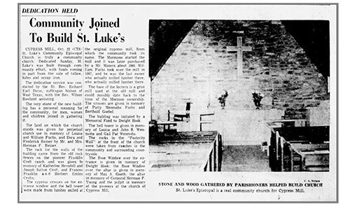 St. Lukes History